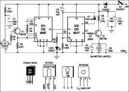 Toy Car Infra Red Motor Controller Full Project With Circuit Diagram Electronics Basics Circuit Projects Toy Car