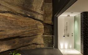Design ideas for a contemporary bathroom in sydney. Contemporary Ensuite Bathroom With Cutting Edge Design In Sydney