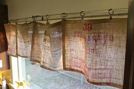 diy no sew burlap curtains crystal