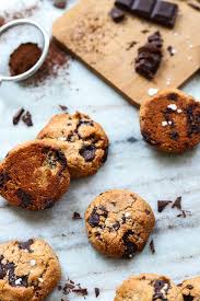 Flourless Chocolate Chip Cookies 1 Bowl Vegan And Gluten Free Recipe Gluten Free Chocolate Chip Cookies Gluten Free Chocolate Chocolate Chip Cookies