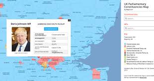 Uk Parliamentary Constituencies Map Best Detailed Constituencies Mp Data By Maproom