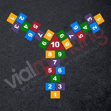 Plantilla Pintar Juego Tradicional Rayuela Numeros Senalizacion Horizontal Y Seguridad Vial Juegos Tradicionales Juegos Rayuela