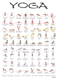 A4 Printable Yoga Poster Hatha Yoga Asanas Educational Poster With Yoga Postures Sanskrit With English Translation Hatha Yoga Asanas Hatha Yoga Poses Yoga Asanas