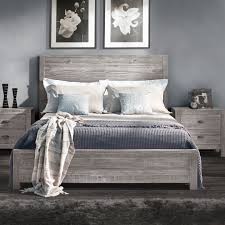 Montauk Solid Wood Bed Home Decor Bedroom Panel Bed Bed