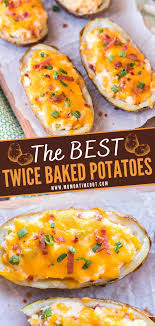 The Best Twice Baked Potatoes In 2020 Best Twice Baked Potatoes Easy Twice Baked Potatoes Twice Baked Sweet Potatoes