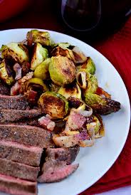 In same pan with bacon fat, melt. Roasted Brussels Sprouts With Bacon Shallots And Garlic
