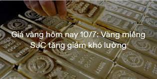 Gia Vang Hom Nay 10 7 Vang Miếng Sjc Tăng Giảm Kho Lường Trong 2020 Vang