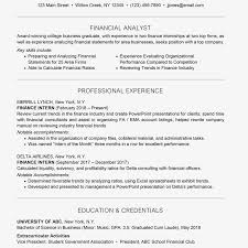 Generally, students lack formal employment experience. What Should A Sample Finance Intern Resume Look Like