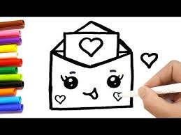 Come Disegnare Una Lettera D Amore Kawaii Per Bambini Disegni Da Colorare Youtube Come Disegnare Kawaii Disegni