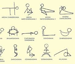 Yoga Stick Figure Learning Charts Yoga Stick Figures Stick Figures Yoga Poses For Beginners