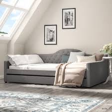 Zanowitz Daybed Twin Daybed With Trundle Daybed With Trundle Upholstered Daybed