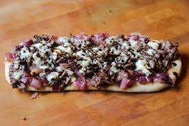 Leftover Steak Caramelized Red Onion Naan Sam The Cooking Guy Leftover Steak Leftover Steak Recipes Blue Cheese Recipes
