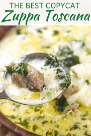 This Is The Best Copycat Zuppa Toscana Recipe Out There Whether You Make It In The Slow Cooker Or On The Stovetop Yo Toscana Soup Toscana Recipe Food Recipes