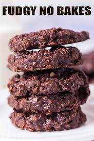 Fudgy No Bake Cookies Chocolate No Bake Cookies Baking Recipes Cookies No Bake Cookies