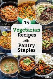 15 Vegetarian Vegan Recipes That You Can Make With Pantry Staples These Recipes Required Ingredients Which Vegetarian Recipes Recipes Vegetarian Vegan Recipes
