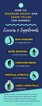How To Increase Height And Grow Taller For Women How To Grow Taller Height Grow Height Growth
