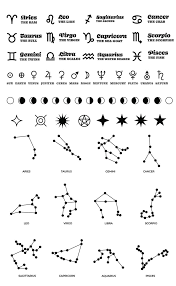 Zodiac Signs Ritual Astrology Horoscope Symbols Stars Etsy In 2020 Zodiac Signs Symbols New Zodiac Signs Leo Constellation Tattoo