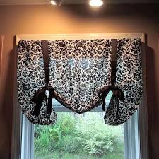 diy no sew kitchen curtains hometalk