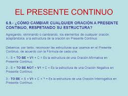 Resultado De Imagen Para Presente Continuo En Ingles Presente Continuo Comprension Lectora Estructura De La Oracion