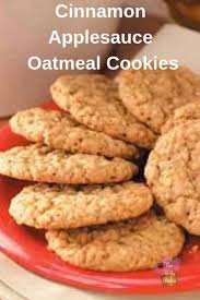 Cinnamon Applesauce Oatmeal Cookies Recipe Oatmeal Applesauce Cookies Healthy Oatmeal Cookies Recipe Using Applesauce