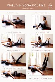There Are So Many Benefits Doing Wall Yin Yoga Below Are Some That I M Particularly Drawn To 1 Lower Back Supportt Yin Yoga Poses Wall Yoga Yin Yoga Sequence