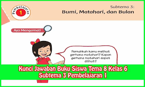 Kunci Jawaban Tema 8 Kelas 6 Halaman 96 98 99 Buku Belajar Kunci