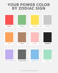 Here S Your Power Color Based On Your Astrological Sign Zodiac Signs Aquarius Zodiac Signs Sagittarius Zodiac Signs Colors