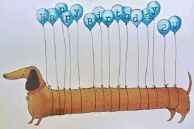 Happy Birthday From Doxie Dori Happy Birthday Dachshund Dachshund Birthday Happy Birthday Images