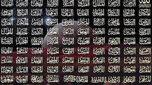 Asma berarti nama (penyebutan) dan husna berarti yang baik atau yang indah, jadi asmaulhusna adalah nama nama milik allah yang baik lagi indah. Asmaul Husna 99 Nama Allah Lengkap Bacaan Dan Arti Setiap Asmaul Husna Tribun Timur