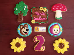 Masha And The Bear Cookies Bear Birthday Teddy Bear Picnic Birthday Party Masha And The Bear
