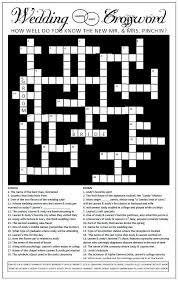 Crossword Wedding Crossword Puzzle Wedding Table Games Wedding With Kids