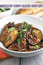 Honey Glazed Moroccan Eggplant Recipe Eggplant Recipes Moroccan Food Sweet And Spicy Sauce