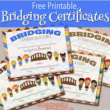 Free Printable Bridging Certificates Girl Scout Bridging Girl Scouts Cadettes Daisy Girl Scouts