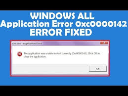 How To Fix Application Error 0xc0000142 In Windows Youtube