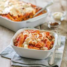 Rigatoni Lasagna Bake Mozzarella Ricotta Galbani Cheese Recipe Rigatoni Lasagna Casserole Baked Rigatoni