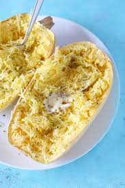 My Favorite Way To Eat Spaghetti Squash Using Garlic Olive Oil And Vegan Butter It S One Of The Easiest Mo Spaghetti Squash Raw Food Recipes Delish Recipes