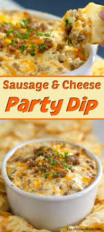 Sausage Dip With Cream Cheese And Cheddar Recipe Dip Recipes Hot Sausage Dip Sausage Cheese Dip
