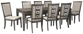 chadoni dining table and 8 chairs
