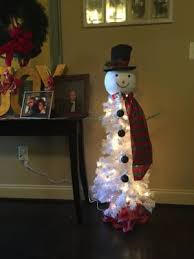 4 Flocked Pre Lit Snowman Christmas Tree Big Lots This interactive snowman repeats back what you say to him in a funny high pitched voice.