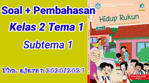 Soal Kelas 2 Sd Tema 1 Subtema 1 Hidup Rukun Youtube