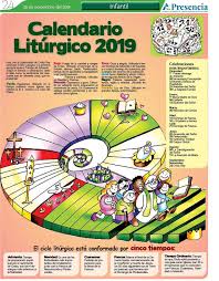 Calendario Liturgico 2019 Presencia Digital Kids Faith Catholic Lent Catechesis