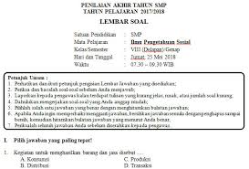 Kumpulan Soal Dan Kunci Jawaban Ips Kelas 8 Semester Genap Kurikulum 2013 Mgmp Ips Indramayu