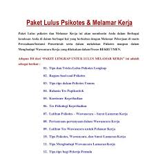Paket Lulus Psikotes Sukses Melamar Kerja Download Contoh Soal Psikotes 2020 Dan Jawabannya Contoh Soal Psikotes Matematika Psikologi Matematika Pemerintah