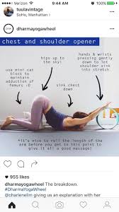 Chest And Shoulder Opener Dharma Yoga Wheel Yoga Wheel Exercises Yoga Wheel Dharma Yoga