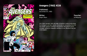 The 8 23 Date In Wandavision Refers To Avengers 238 An Issue That Heavily Featured Monica Rambeau And Vision Wandavision