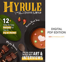Hyrule Taste Of The Wild Digital Zine Zelda Botw Breath Of The Wild Fanzine E Book Food Writing Cooking Magazines Cool Things To Buy