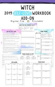 Witchy Worksheets Book Of Shadows Workbook Witchy