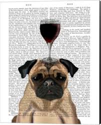 Canvas street art painting original star wars andy baker australia coa. Metaverse Dog Au Vin Pug By Fab Funky Canvas Art In 2019 Products Canvas Art Pugs Canvas