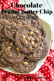 Chocolate Peanut Butter Chip Cookies Recipe Peanut Butter Chip Cookies Peanut Butter Chips Chewy Chocolate Cookies