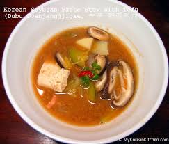 Korean Soybean Paste Soup Doenjang Guk Recipe Cooking Korean Cooking Food